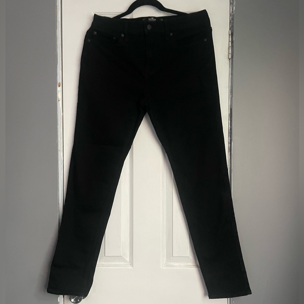 Hollister men jeans color: black
